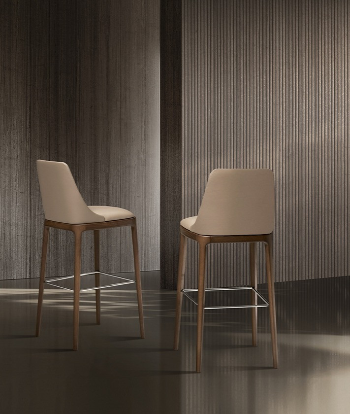 Барный стул Eforma Max stool base legno