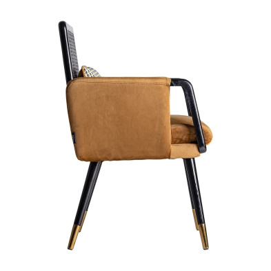 Стул Vical Brillion 59 x 60 x h84 см, горчичный