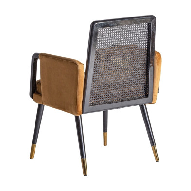 Стул Vical Brillion 59 x 60 x h84 см, горчичный