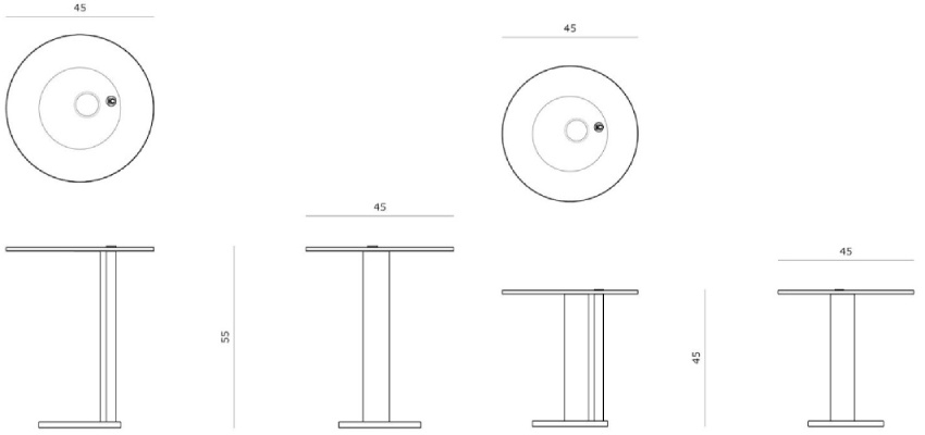 Размеры Журнальный стол Carpanese Home Athena Размеры Журнальный стол Carpanese Home Athena