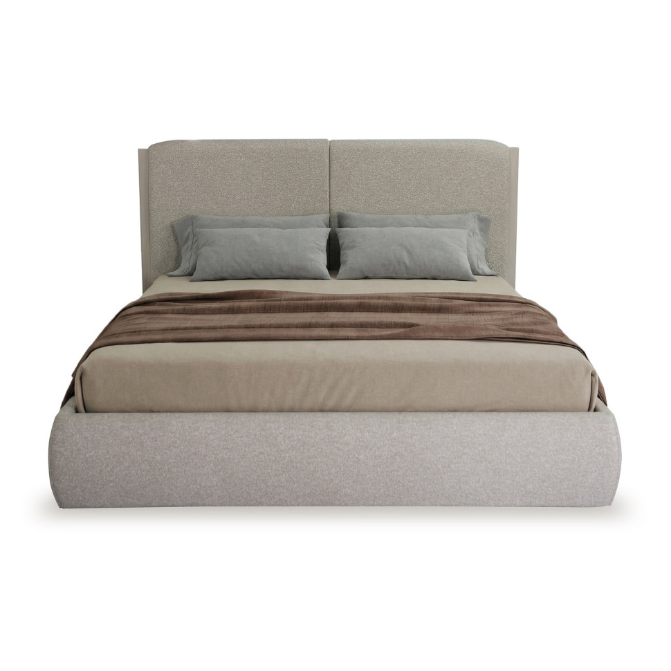 Кровать Mod Interiors Petra 208 x 220,5 x h116,5 см, с подъёмным механизмом, ткань букле - материал