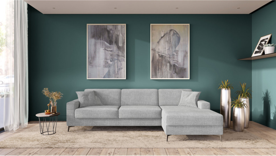 Модульный диван-кровать (правый угол) Lisbona Dienne Sofas 301 x 165 x 86h nc105345 - материал