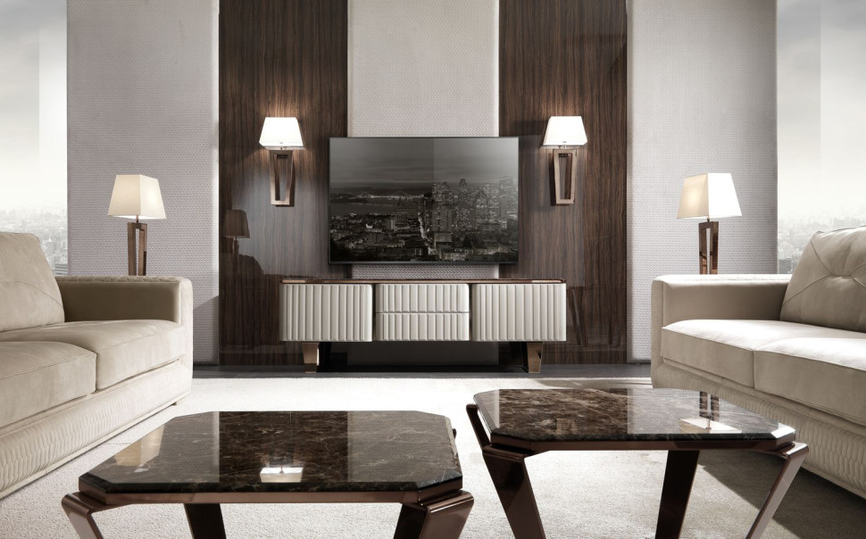 Тумба под ТВ Dv home collection Elite - материал