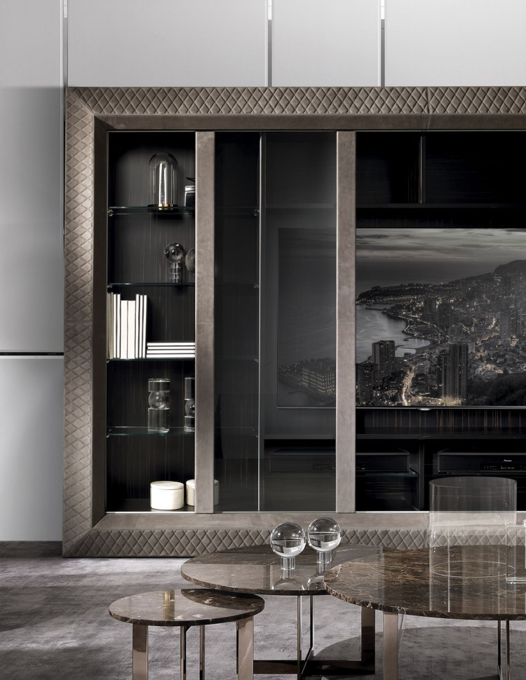 Стенка Dv home collection Byron glass