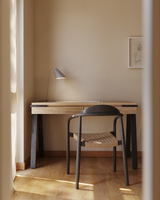 Стул La Forma Glynis 56 x 50 x h78 см, чёрный эвкалипт