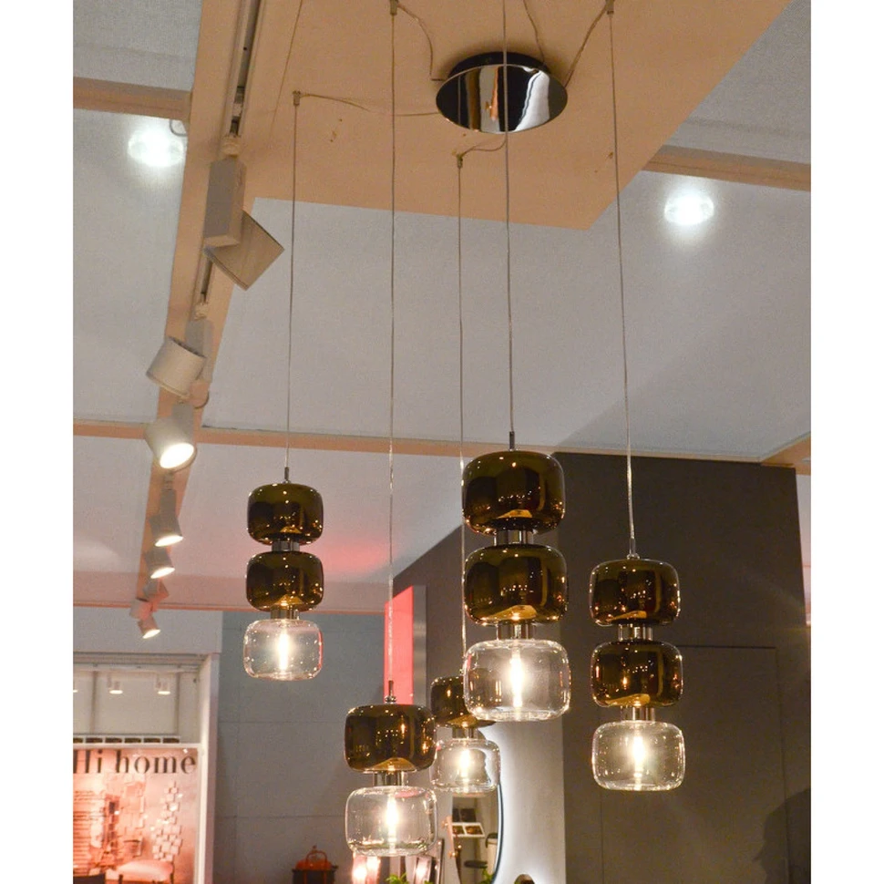 Подвесная люстра Retro Modern Tonin Casa 34h/42h x d13 nc60797