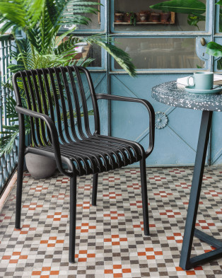 Садовый стул La Forma Isabellini 57 x 51 x h80 см, чёрный