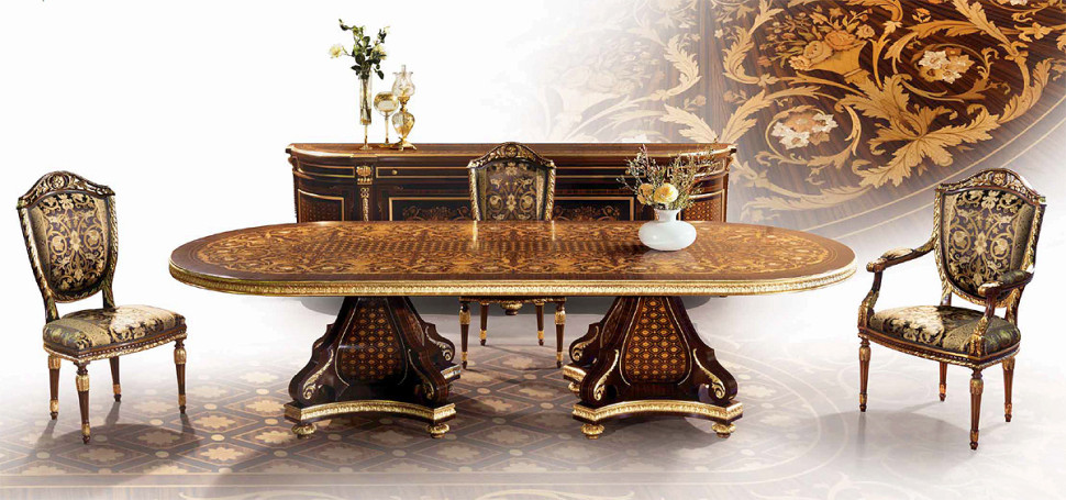 Стол в столовую Ezio bellotti Platinum vol. ii 1075