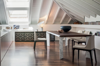 Стол в столовую Tonin CASA Design Angelo Tomaiuolo Roma  