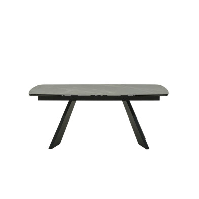 Обеденный стол Mod Interiors Toledo 180/260 x 90 x h76 см, стеклокерамика, чёрный металл