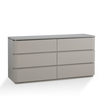 Комод Fratelli Barri Olmedo 152,4 x 45 x h79 см, матовый серо-бежевый лак