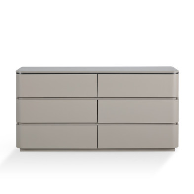 Комод Fratelli Barri Olmedo 152,4 x 45 x h79 см, матовый серо-бежевый лак