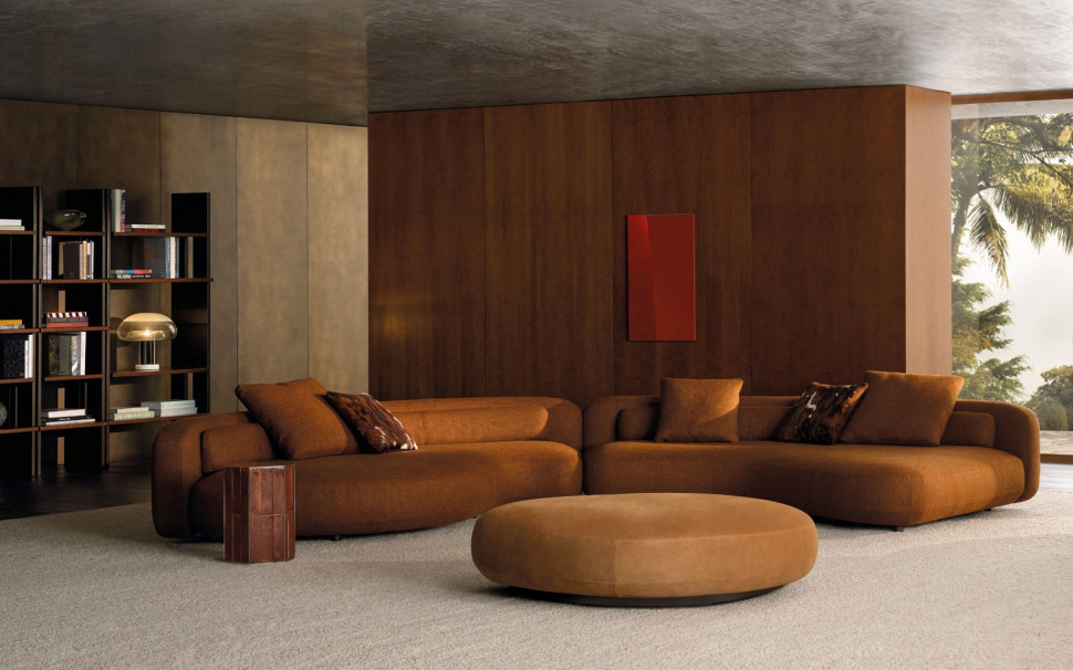 Диван Minotti Bézier - материал