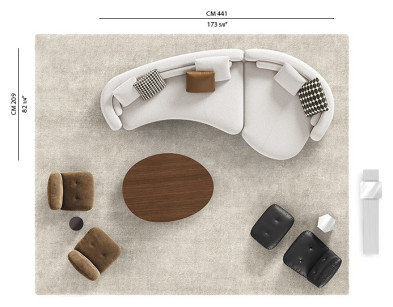Диван Minotti Bézier