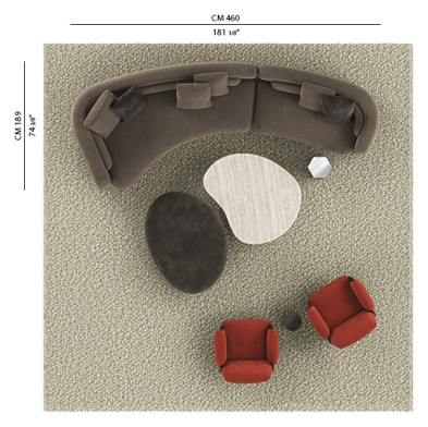 Диван Minotti Bézier