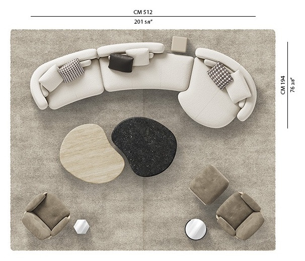 Диван Minotti Bézier