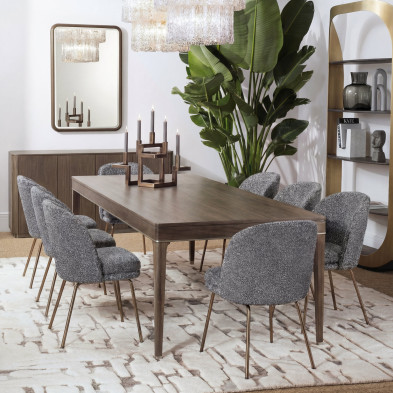 Обеденный стол Fratelli Barri Bardi 220 x 110 x h77 см, шпон американского ореха