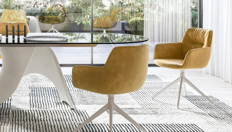 Офисное кресло Calligaris Cocoon CS2085-180 - материал