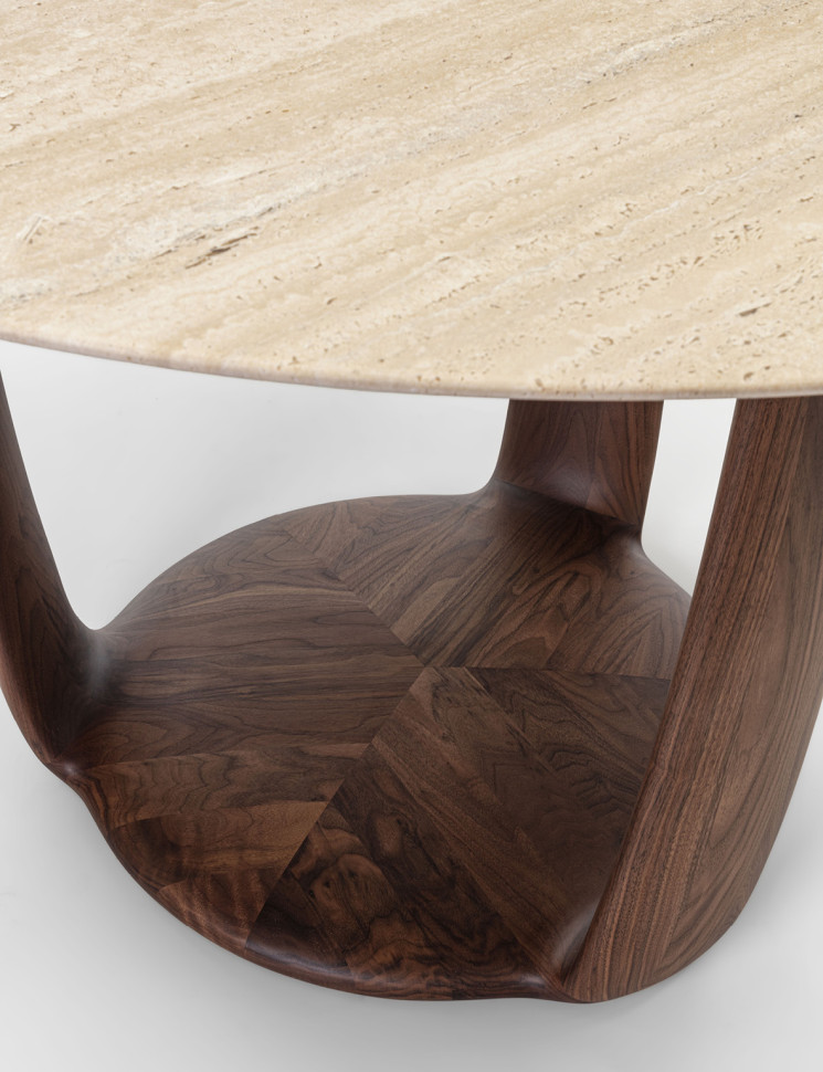 Стол Porada Saddle Round - стиль