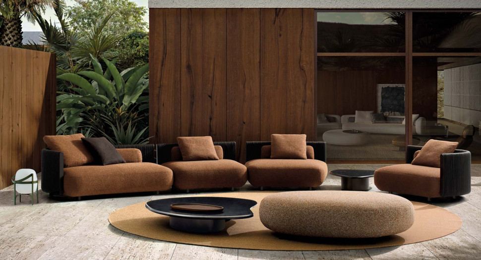 Диван Minotti Bézier Cord Outdoor - стиль
