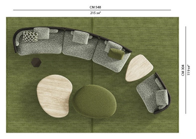 Диван Minotti Bézier Cord Outdoor