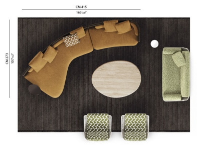 Диван Minotti Bézier Cord Outdoor