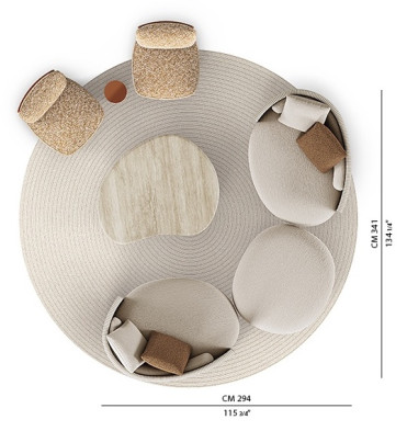 Диван Minotti Bézier Cord Outdoor
