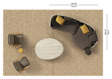 Диван Minotti Bézier Cord Outdoor