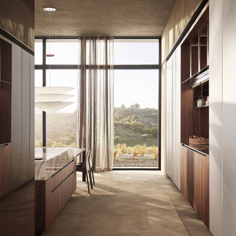 Кухня Poliform Phoenix - материал