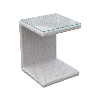 Приставной столик Skyline Design Miha 41 x 41 x h51 см, из искусственного ротанга