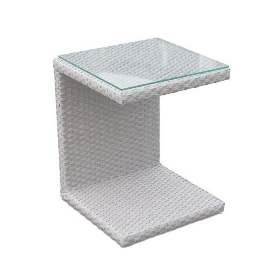 Приставной столик Skyline Design Miha 41 x 41 x h51 см, из искусственного ротанга