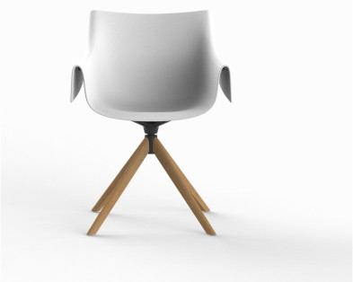 Полукресло Vondom Manta Wood