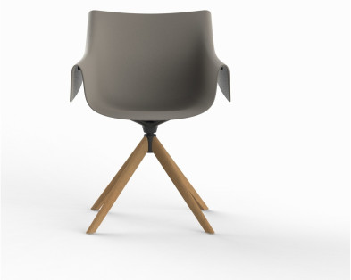 Полукресло Vondom Manta Wood
