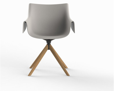 Полукресло Vondom Manta Wood