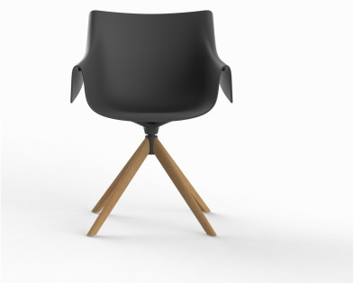 Полукресло Vondom Manta Wood