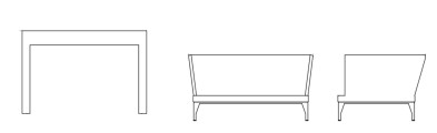 Диван 2-местный Brafta Skyline Design Brafta 135 x 95 x 70h nc93266