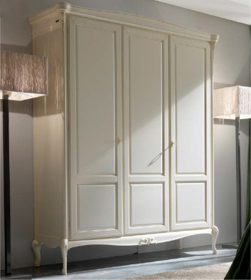 Гардероб Giorgio Casa Valpolicella 188 x 63 x h232 см, матовый лак Cipria