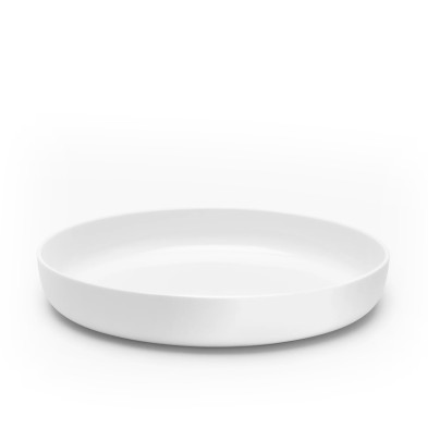 Комплект из 4-х тарелок для супа XL Serax BASE, диаметр 28 см, h4.5 см, белый, фарфор