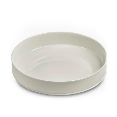 Салатник большой высокий Serax Alabaster Dune, диаметр 41 x h11,5 см, белый, фарфор