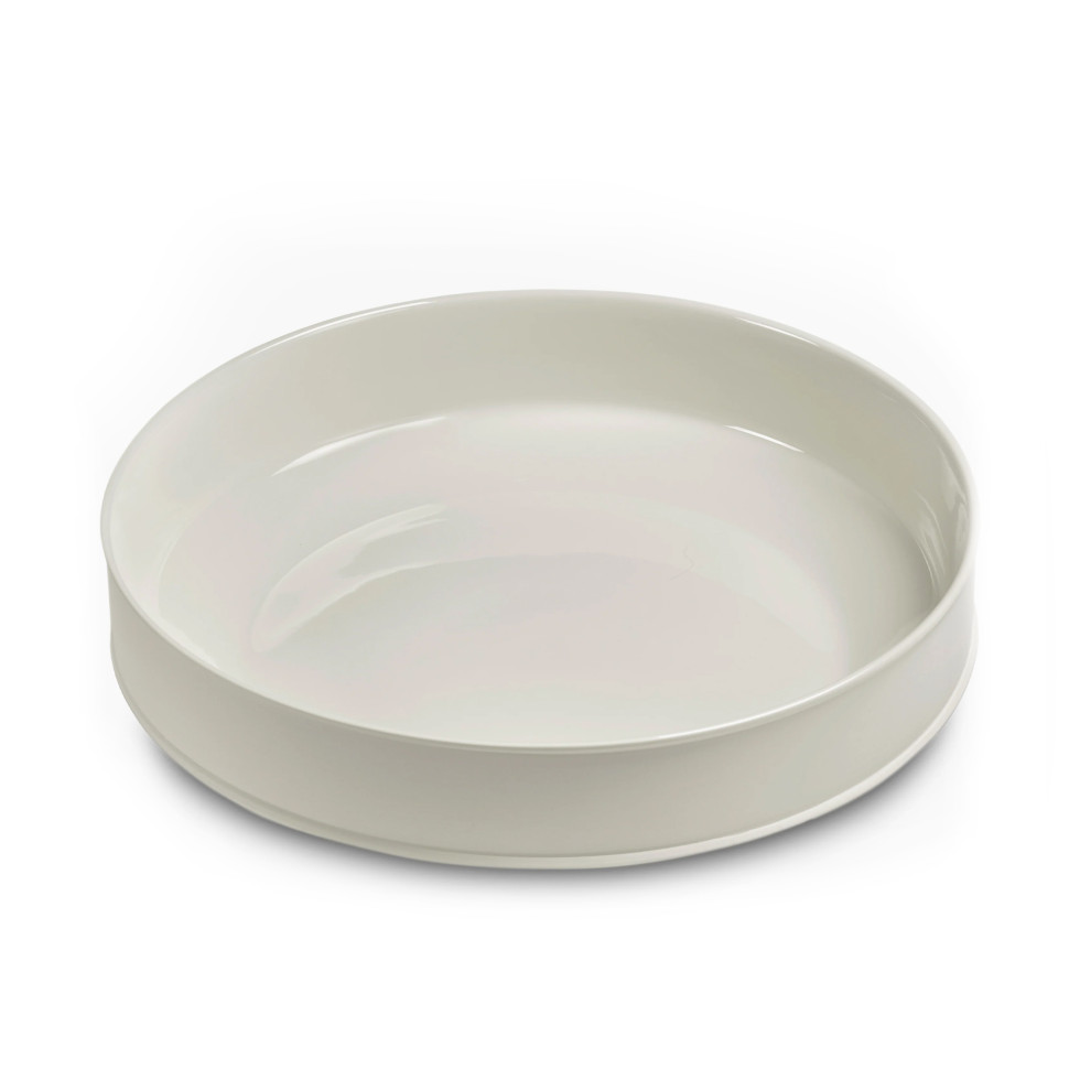 Салатник большой высокий Serax Alabaster Dune, диаметр 41 x h11,5 см, белый, фарфор