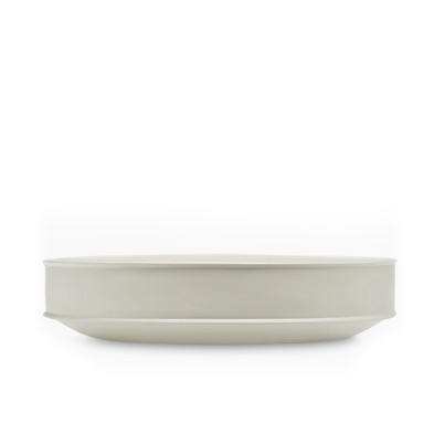Салатник большой высокий Serax Alabaster Dune, диаметр 41 x h11,5 см, белый, фарфор