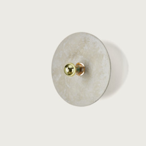 Бра Aromas del Campo Kassy диаметр 20 см, керамика и золотой металл