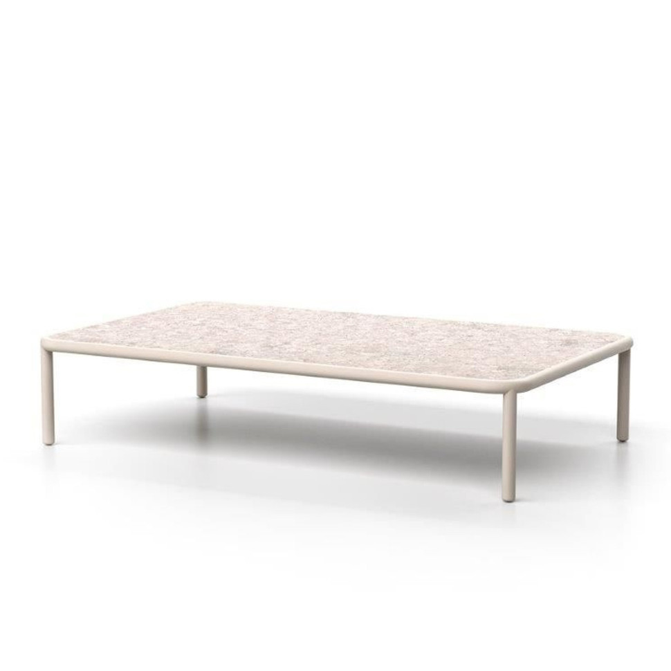 Журнальный столик SKLD Studio Tempo 150 x 90 x h32 см, алюминий