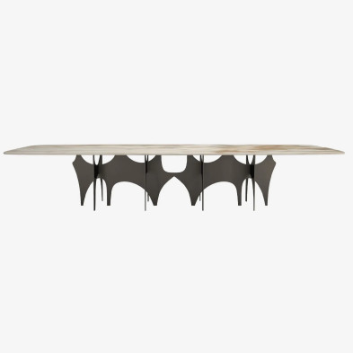 Стол Tonin Casa Gotham artistic glass