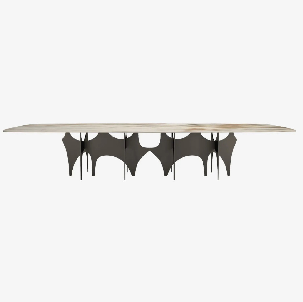 Стол Tonin Casa Gotham artistic glass