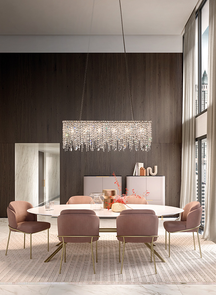 Светильник люстра Masiero Nuage S 6/124/40