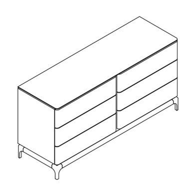 Комод Mod Interiors Calpe 140 x 45 x 75h nc102688