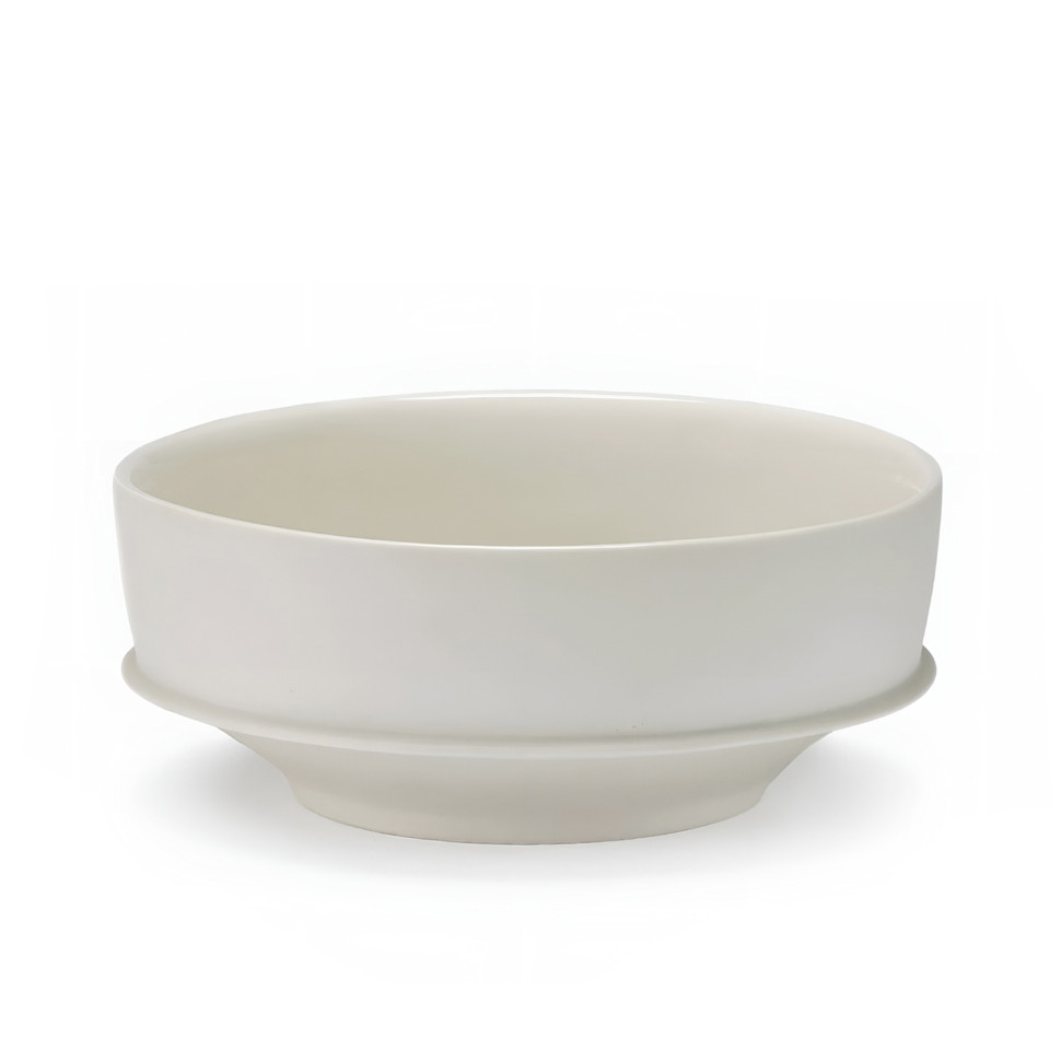 Салатник большой Serax Alabaster Dune, диаметр 28 см, белый, фарфор