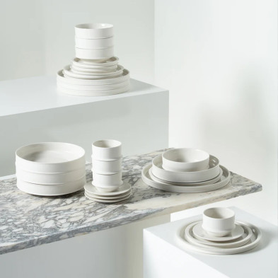 Салатник большой Serax Alabaster Dune, диаметр 28 см, белый, фарфор