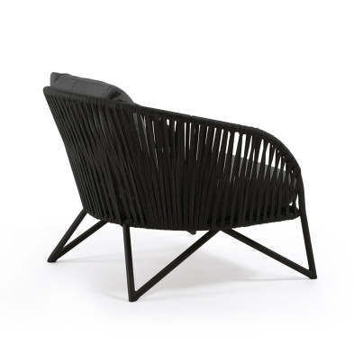 Кресло La Forma Branzie 90 x 80 x h77 см, чёрное